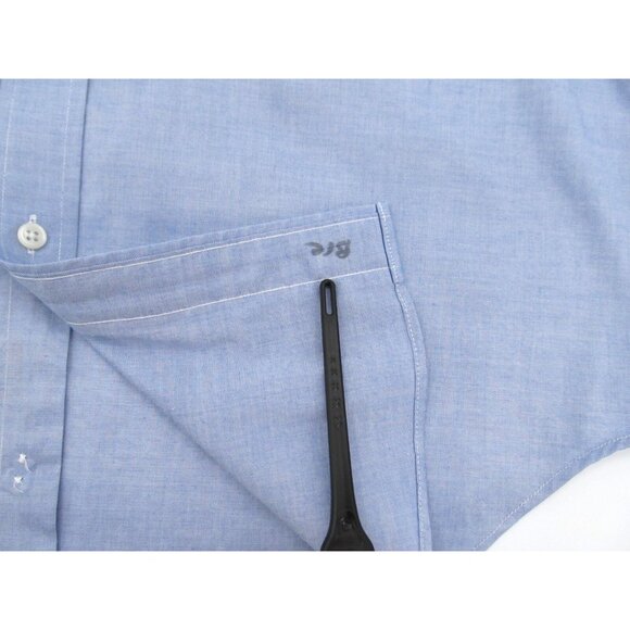 Lauren Ralph Lauren Classic Fit Dress Shirt Blue Non-Iron Size 16 32/33 Cotton - Picture 12 of 12